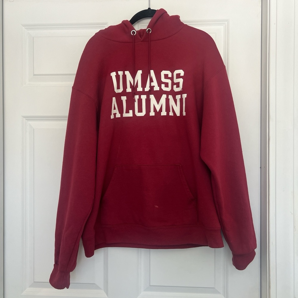 Champion UMass Alumni Red Hoodie